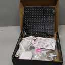 LED Shower Head, 12 LED Shower Head with Color Changing Lights, High Pressure Rainfall Shower Head Combo, Chrome Stainless Steel & 11 Flexible Curved Arm, 60 Hose