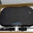 AXV Vibration Plate Fitness Platform Exercise Machine Vibrating Shaking Full Body Shaker Workout Vibrate Stand Shake Board Sport for Weight Loss Fat Burner for Gym Home Office