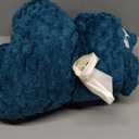 EXQ Home Fleece Blanket Twin Size for Couch or Bed - 3D Imitation Turtle Shell Jacquard Decorative Blankets - Cozy Soft Fuzzy Flannel Blanket Suitable for All Seasons(60"80",Teal)