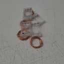 Led Fairy Lights Battery Operated, 4 Packs Mini Battery Powered Copper Wire Starry Fairy Lights for Bedroom, Christmas, Parties, Wedding, Centerpiece, Decoration (5m/16ft Warm White)