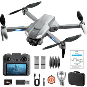 4DRC M7 GPS Drone with 4K Camera for Adults with Brushless Motor and Follow Me Mode,Long Flight Time and Distance,5G FPV Transmission and Auto Return