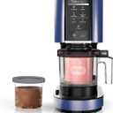 Ninja NC301 CREAMi Ice Cream Maker, for Gelato, Mix-ins, Milkshakes, Sorbet, Smoothie Bowls & More, 7 One-Touch Programs, with (2) Pint Containers & Lids, Compact Size, Perfect for Kids, Blue