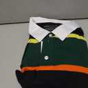 Men's Polo Shirts Long Sleeve Striped Dry Fit Casual Collared Pique Golf Polo Shirts for Mens (XL)