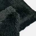 Black fluffy cover