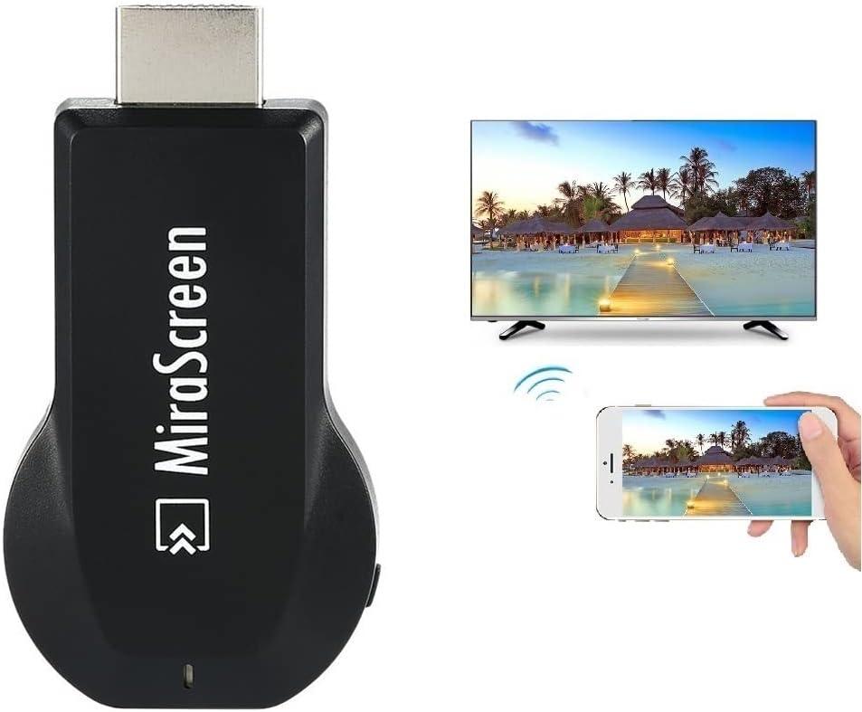 SmartSee MiraScreen Wireless Display Adapter Dongle 1080P HD Screen Mirroring Media Player Stick for Tablet Smartphone Compatible with Miracast Airplay DLNA