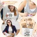 6Set Employee Appreciation Gifts Bulk, Thank You Gift Inspirational Notebook Makeup Bag for Team Volunteer Nurse Coworker Teacher, Cosmetic Bag Notepad with Bamboo Pen Gifts Box (6, Inspirational)