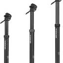 MEROCA Upgraded Speed Up 27.2mm/30.9mm/31.6mm Cable-Less Hydraulic Dropper Seatpost, 100mm/125mm Travel Dropper Post for MTB/E-Bike/Road Bike