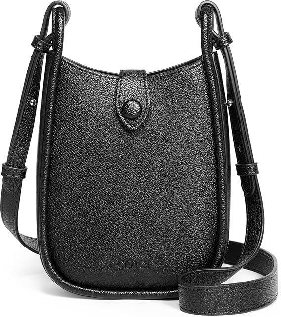 CLUCI Small Crossbody Bags for Women Trendy PU Leather Cell Phone Purse Wallet with Adjustable Strap
