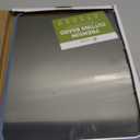 2 in 1 Stainless Steel Cutting Board with Handle Chopping Best Non Toxic Cutting Boards 2 Sided Cutting Boards for Kitchen Butcher Board Best Hardwood Kitchen Counter Organic Vegetable Meat BBQ Kit (Black/White)