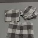 DII Scrubber Dishcloths Collection Windowpane Dishrag Set, 12x12, Gray Buffalo Check, 6 Piece