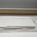 MOHOPE Narrow Bathroom Storage Cabinet, 72" Tall Slim Bathroom Cabinet with 2 Doors & Adjustable Shelves, Skinny Freestanding Floor Cabinet for Small Spaces, Living Room, White