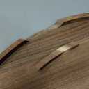 20'' Wood Lazy Susan for Countertop Acacia Large Turntable Rotating Serving Tray for Table Top Non Skid Kitchen Tray Revolving Condiment Spice Rack Table Organization Storage, Natural