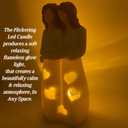 Sisters for Mom | Candle Holder Statue with Flickering LED Candle | Mothers Day, Friendship Bday, Bestie, BFF Christmas Unique Present for Her