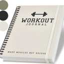The Ultimate Fitness Journal for Tracking and Crushing Your Gym Goals - Detailed Workout Planner & Log Book For Men and Women - Great Gym Accessories With Calendar, Nutrition & Progress Tracker (Beige)