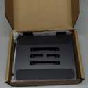 Adjustable Tablet Stand, 360 Rotating iPad Stand with Heavy-Duty Base, Tablet Holder Compatible with 4.0-16.9" Device, 2025 iPad Pro Air Mini, Kindle, Surface Tablet, Portable Monitors - Black