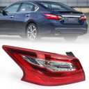 Huray Left Outer Tail Light Fit for Nissan Altima 2016-2018 LH Taillight Tail lamp Rear Brake Lamp Assembly Replacement Accessory Replacement for NI2804106 (Driver Side)