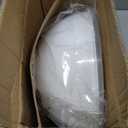 BoxedHome BPA Free Plastic Round Mixing Bowl with Lids, 12 Pack Nesting Bowls with Lids Set, Microwave and Dishwasher Safe Prep & Serving Bowls Great for Mixing, Baking, Serving (White, 12pcs)