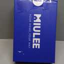 MIULEE Set of 2 Waffle Bathroom Rugs, Boho Bath Rugs Non Slip Washable, Super Absorbent Bath Mats, Ultra Soft Rubber Backed Shower Mats for Bathroom Floor, Tub and Shower, Brown, 18x30 Inch