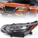 Huray LED Headlight Assembly Fit for Nissan Sentra S/SV 2020 2021 2022 LH Headlamp OE Style Replacement for NI2502277 Left Driver Side (LH(Driver Side))