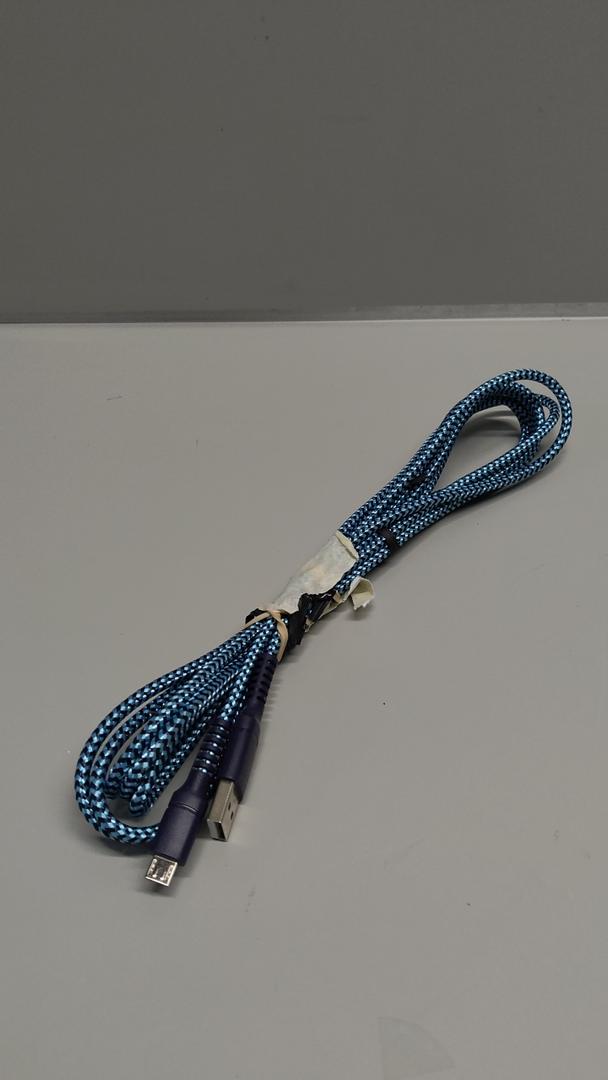 USB-A to Micro B Cable, Blue