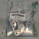 12-Pack Premium Stainless Steel Corner Brackets for Wood Frame, Universal Metal Hardware Corner Braces with Screws, Wooden Furniture Corner Connectors Such as Drawers, Cabinets, Tables and Chairs