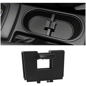 HZEL Center Console Car Cup Holder Insert Divider, OEM#92118AJ001, 92118AJ000 Plug in Vehicle Cup Divider Replacement, Compatible with Outback 2010-2014, Forester 2014-2019, Legacy 2010-2014