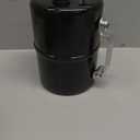 Vacuum Reserve Canister 5 in D x 7 in L Steel Black Finish