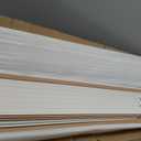 WPC Acoustic Slat Wall Panels 16-Pack 47.2'' x 6'', Accent 3D Wall Panel for Interior Wall Decor, Waterproof Fluted Textured Panel Wall Slats,Solid Elm (Cover Approx.32 sq.ft)