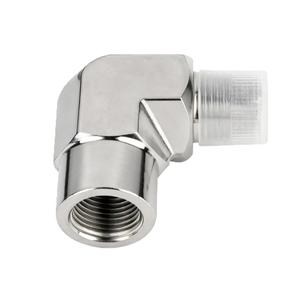Metalwork 304 Stainless Steel Forged 90 Degree Street Elbow 3/4" NPT Female x 3/4" NPT Male HIgh Pressure Pipe Fitting, 1 Pc