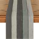Artoid Mode Grey Retro Rustic Wood Texture Table Runner, Seasonal Kitchen Dining Table Decoration for Home Party Decor 13x72 Inch