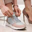 DELELE Round Shoelaces for Athletic Boot: Hiking Shoe Laces for Men&Women 2 Pair (31 inch (80CM), 07 Beige)