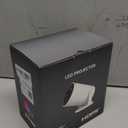 Mini Portable Projector 4K WiFi 6 BT 5.2 Upgraded Portable Projector Full HD Supported for Phone /PC /TV /HDMI /PS5 /Laptop Auto Keystone Home Theater 180 Rotation [Built-in App] White