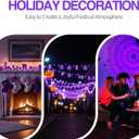 2 x C7 Replacement Bulbs, Dark Purple LED Halloween Lights, Christmas Light Replacement Bulbs for Xmas Tree Patio Holiday Party Prom Wedding Decor, E12 Candelabra Base -10 Pack