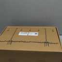 4 Pack String Light Poles for Outside, Thickened Metal Christmas Lights Hanger Pole Outdoor with Fork, Lighting Hanging Post Accessories for Patio Decor Garden Backyard Yard Outside Decorations