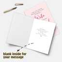 Funny Wife Birthday Card from Amazing Husband, Humorous and Sarcastic Greeting for Wife Living the Dream, Happy Birthday Card Gift for Her, Women Bday Gift Ideas