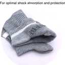 BERING Women's Athletic Running Cushioned Ankle Socks (6 Pairs) (M)