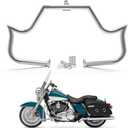 Engine Guard Highway Crush Bar for Harley Davidson Touring Road Glide Road King Street Glide Electra Glide CVO and Trike Models 2009-2023 (Sliver)