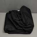 Explore Land Dog Crate Cover Heavy Duty Polyester Pet Kennel Sunshade Universal Fit for 42 inches Wire Cage (Black)