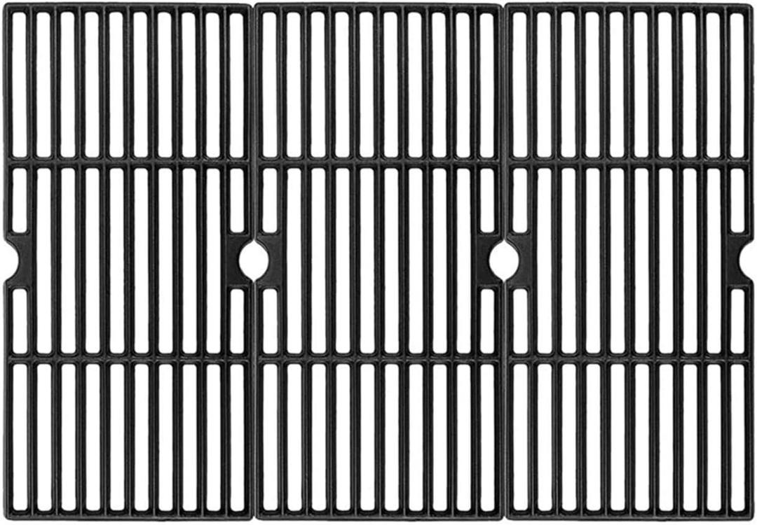 SafBbcue 16 15/16" Cooking Grates for Charbroil 463344015 463344116 463343015 463371116 463370015 466642616 463251713 463340516 463371719 463250509 463370719, Cast Cooking Grids for G467-0002-W1