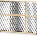 Safety 1st Bamboo Baby Gate for Doorways, No Drill Easy Install, Dog Gates, Fits 28"-42", 24" High, Bamboo and Black
