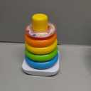 Fisher-Price Baby’s First Blocks & Rock-a-Stack Toy Set, Bucket of 10 Shapes & Ring Stacking Activity for Developmental Play Ages 6+ Months, Pack of 2, Small