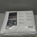 LuxClub 4 PC California King Sheet Set, Deep Pockets Wrinkle Free Cooling Bed Sheets Hotel Bedding for Women, Men, Includes 1 Fitted Sheet, 1 Flat Sheet and 2 Pillowcases-White