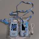 Video Walkie Talkies for Kids, Handheld 2 Pack Rechargeable Video Intercom Kids Walkies Talkies, Indoor Outdoor Toys for Family Games, Outside, Camping, Hiking for Boys Girls Ages 3-12 (Blue/Blue)