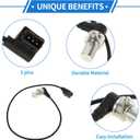 1 Pc Crankshaft Position Sensor for BMW E30 325i 2.5 1983-1989 Sturdy Metal Plastic Black Engine Crank CKP Sensor