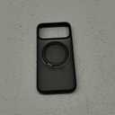 TORRAS Upgraded 360 Magnetic Stand for iPhone 17 Pro Max Case with Camera Control Button, Fit for MagSafe with Ring, Mil-Grade Protection, Translucent Slim for iPhone 17 ProMax Case Ostand, Black