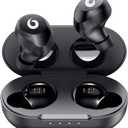 Hikapa X9 Wireless Earbuds Bluetooth 5.3 Headphones Waterproof Stereo Earphones in Ear Touch Control with Microphone Headset with Deep Bass for Sport, Gaming and Running(Black)