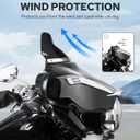 Benlari 8" Black Motorcycle Windshield Windscreen Fit for 1996-2013 Harley Davidson Touring Street Glide Electra Glide Tri Glide FLHT FLHX FLHTK FLHTC FLHTCU