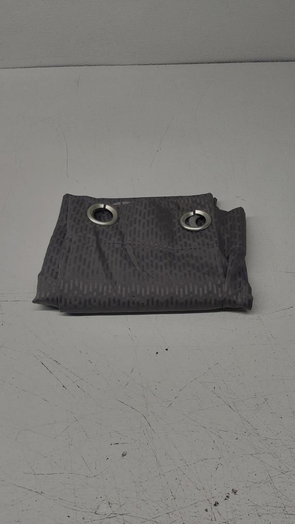 Zenna Home Easy to Install Window Curtain, Simon, with Grommet Top (1 Panel), 40 inches x 63 inches, Medium, Black (Larson) 1 Panel Zenna Home Easy to Install Window Curtain, Simon, with Grommet Top (1 Panel), 40 inches x 63 inches, Medium, Black (Larson) 1 Panel