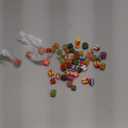 52pcs Christmas Mini Resin Gift Boxes Statue Small Tiny Miniature Xmas Statues for Dollhouse Micro Fairy Garden Decorations