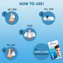 Hiphop Skincare Charcoal Nose Strips For Men Blackhead Remover 6 Strips